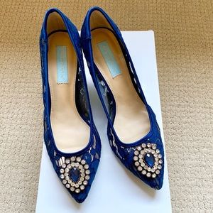 Betsey Johnson Women’s Dress Pump, Navy 7.5